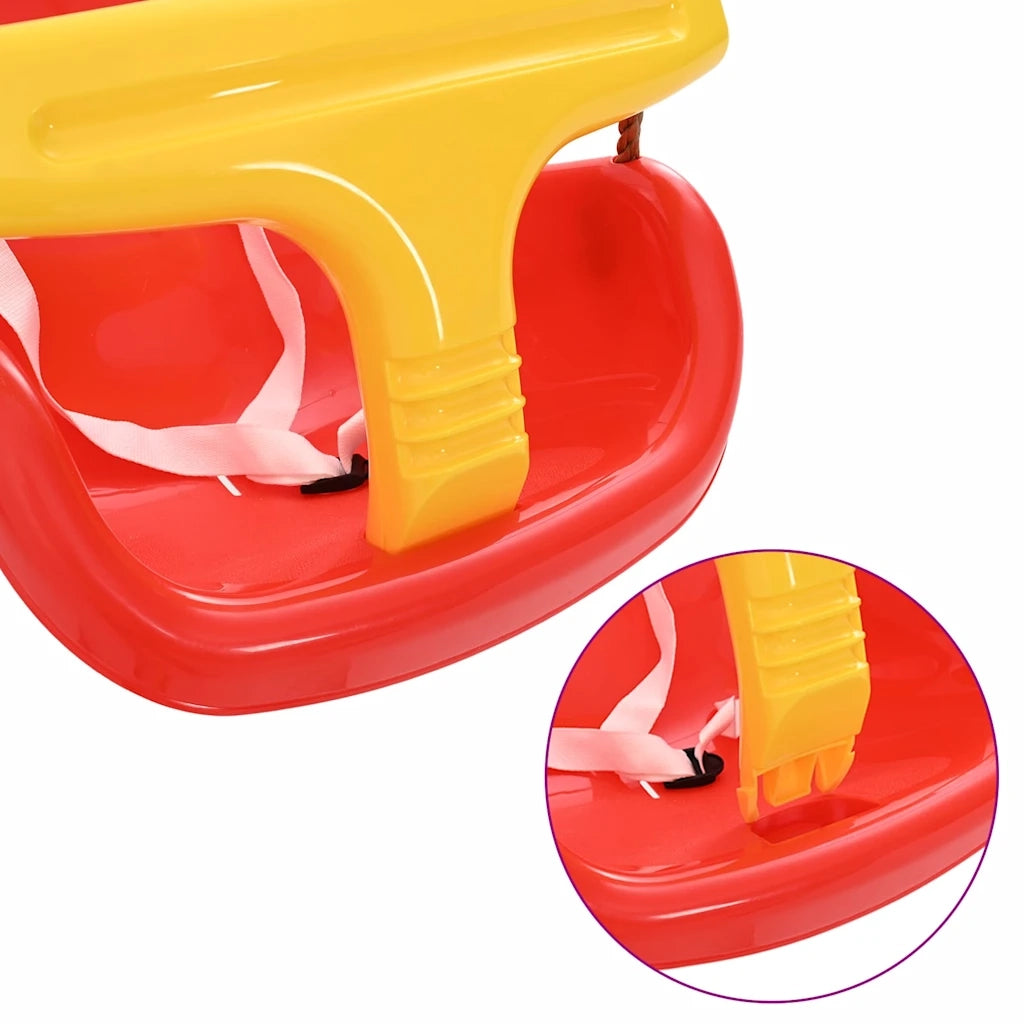 Altalena per bambini 2 pcs Rosso 36 x 43 x 42 cm Plastica 42009964