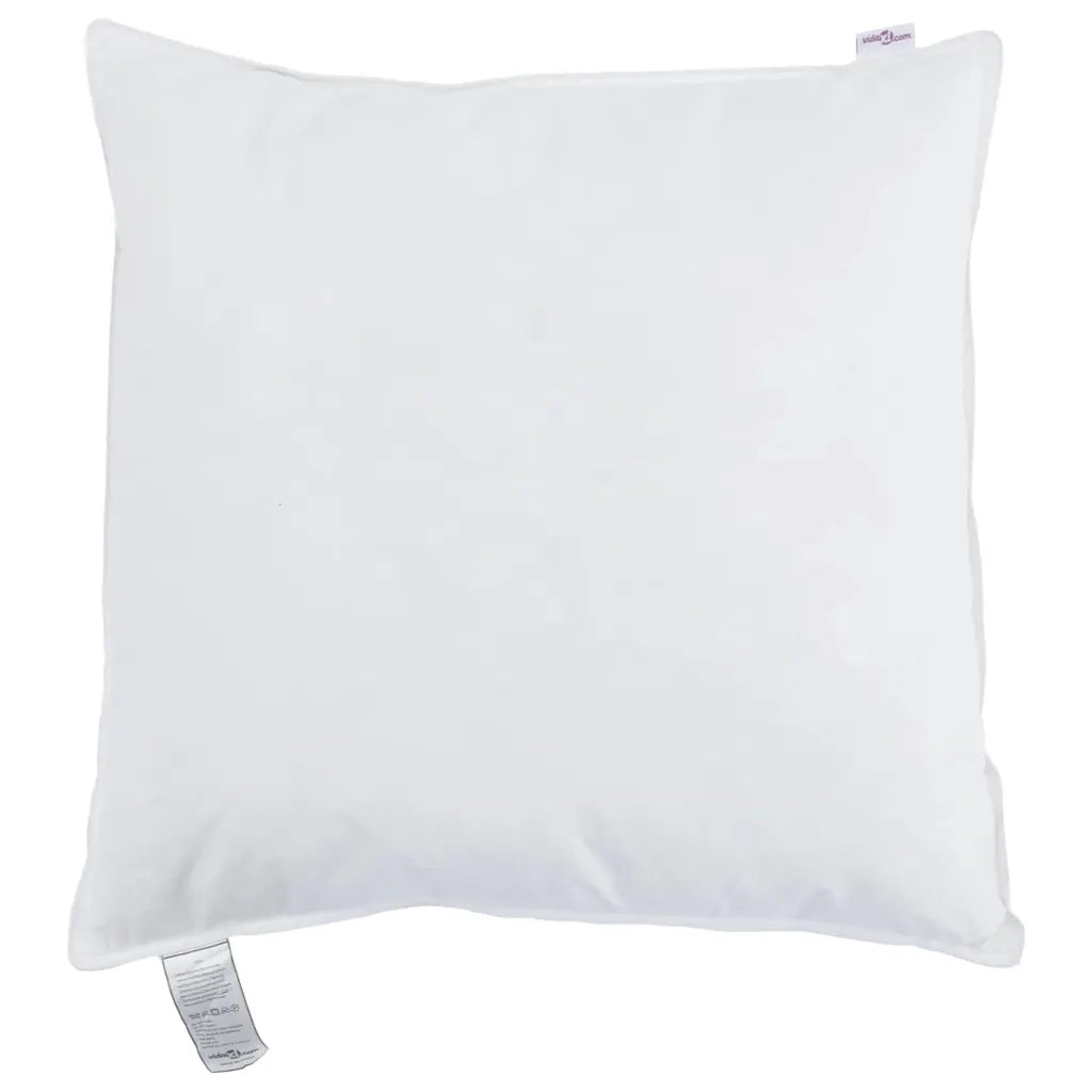 Cuscino con cuscino 2 pcs Bianco 60 x 60 cm Piuma 42007689