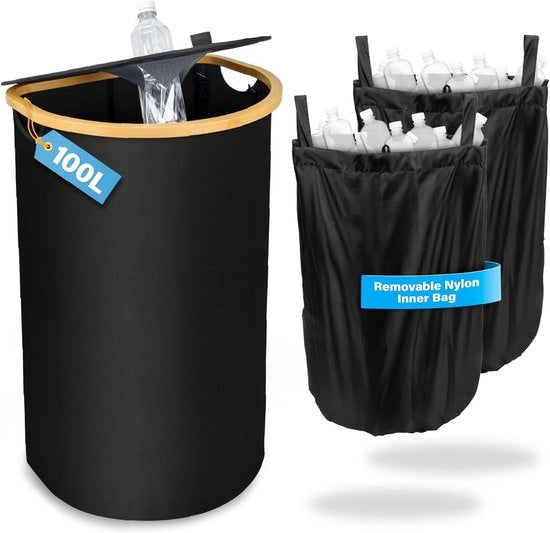 Contenitore di raccolta per bottiglie di deposito - riciclaggio - 100 litri