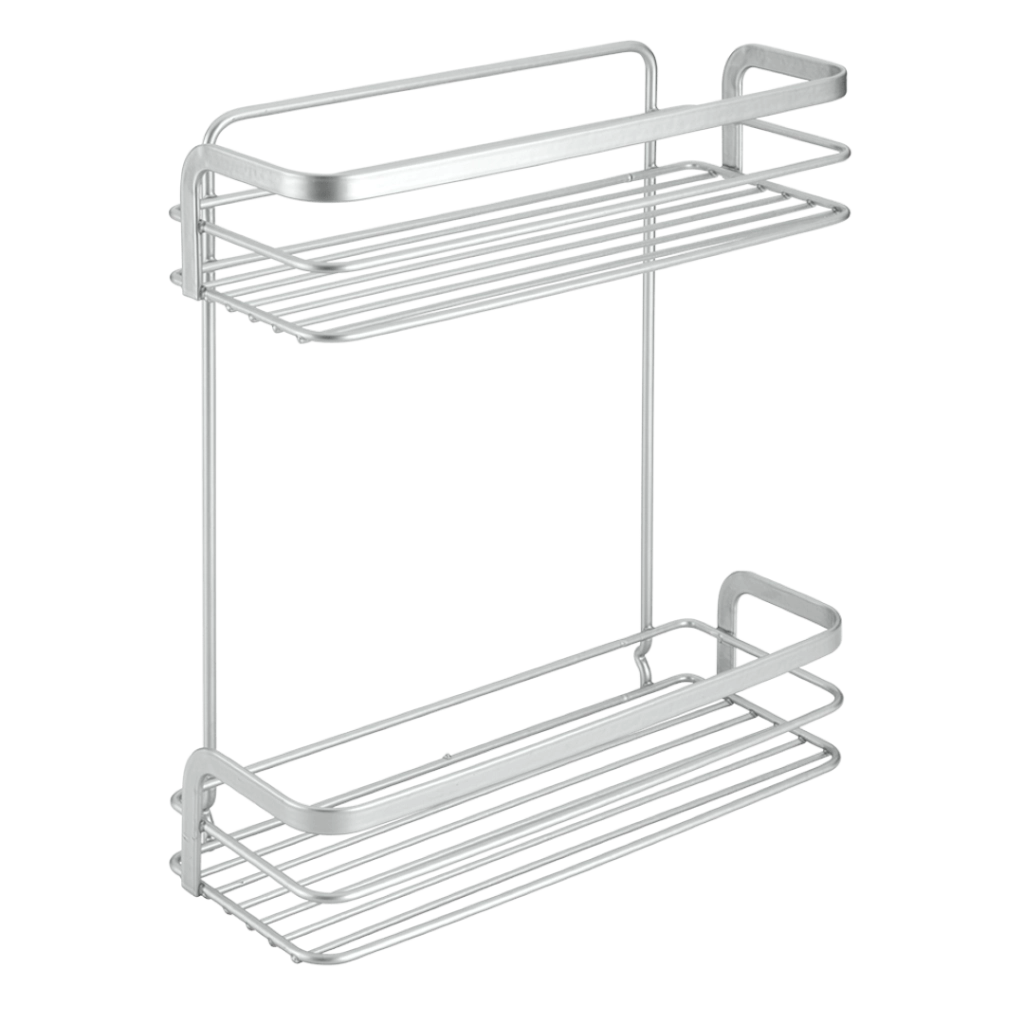 Cestello Rettangolare 2 Piani Cm 26X10X30 Polyther - Metaltex