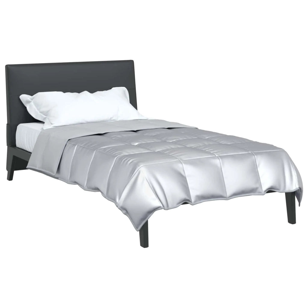 Piumone | Duvet Completo Annuale Argento 155 x 220 cm Satin e Micropile