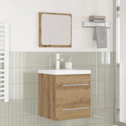 Set di mobili per il bagno 2 pcs Rovere artigianale