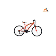 BICICLETTA 'FULL SUSPENSION' GIRARDENGO 26 - nero/rosso