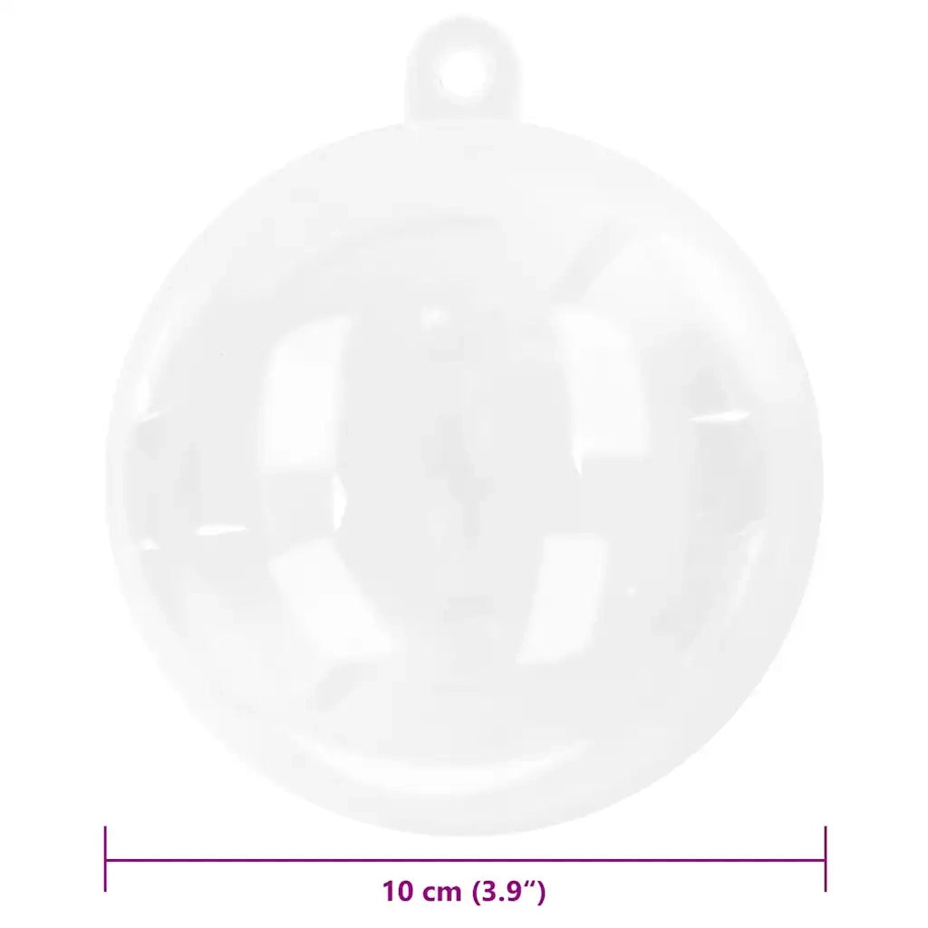 Set di Palle di Natale 100 pcs Trasparente Ø 10 cm 42018890