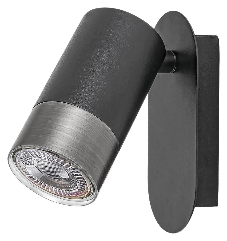 Applique moderna GU10 nero opaco Zircon 5069 Rabalux