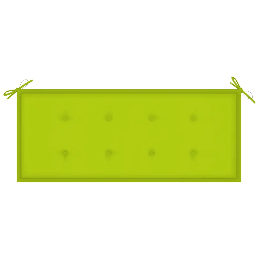 Panca da Giardino con Cuscino 120 cm in Bambù 3063887