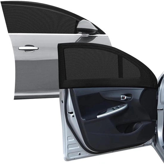 Zonwering per auto - Blocca le radiazioni UV - set da 2 - Materiale superelastico