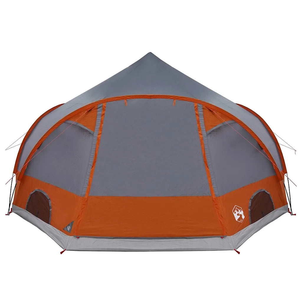 Tenda a cupola per 4 persone con tetto Grigio e arancione