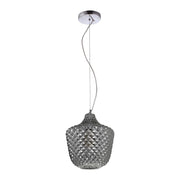 Sospensione Milagro Orlando ML5549 nera E27 Ø26cm