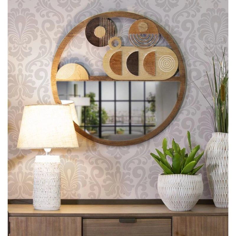 Specchio Da Muro Block cm ø 80x3