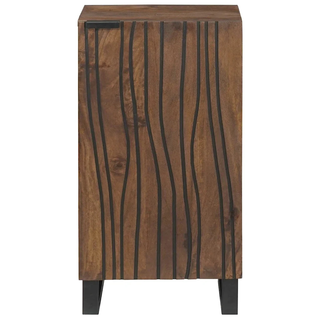 Credenza | Sideboard Marrone 40 x 33 x 75 cm legno massello di mango