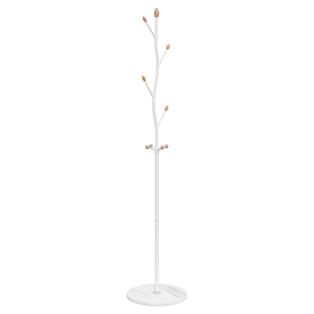 Appendiabiti Bianco 177 cm in Ferro Verniciato a Polvere CFW7970459