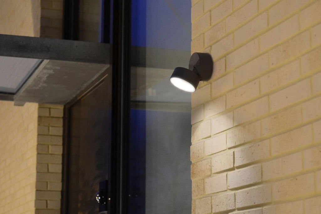 Plafoniera esterna LED Lutec Trumpet antracite IP54