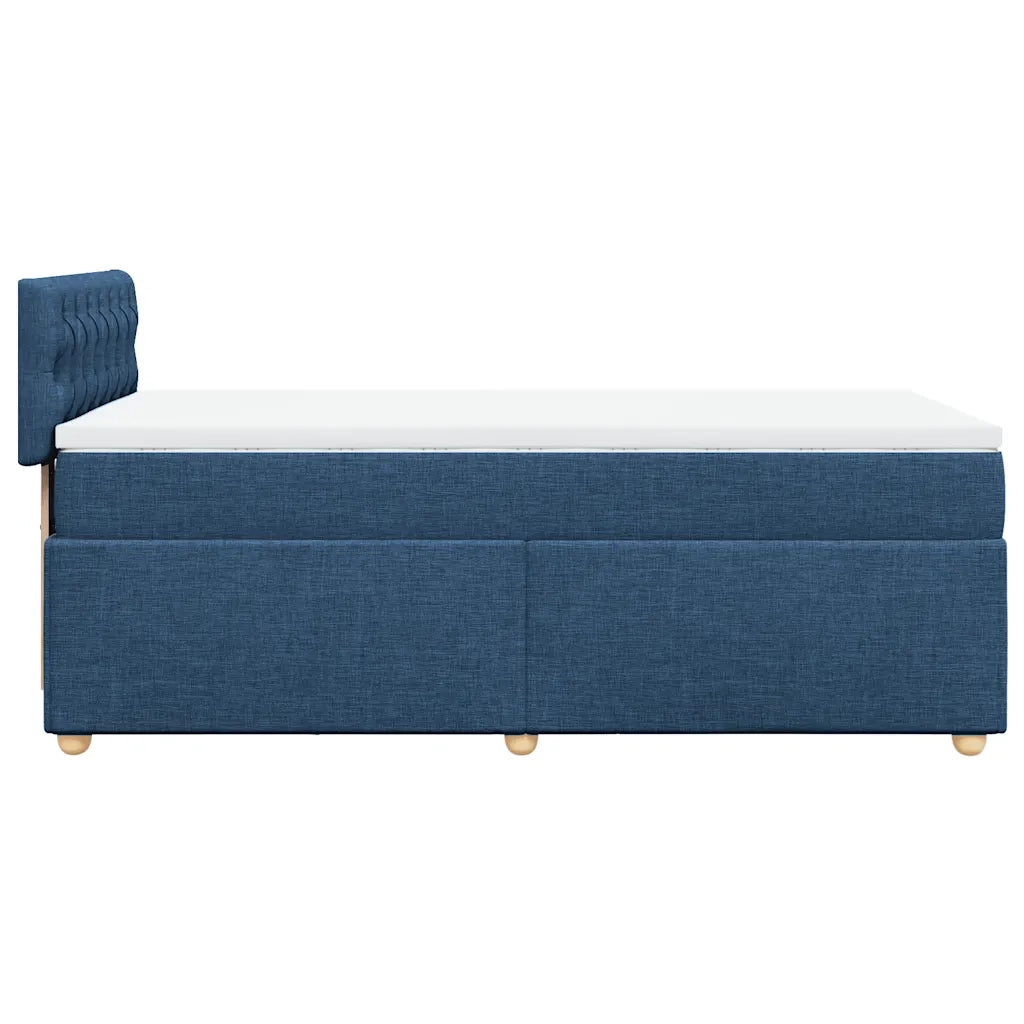 Giroletto a Molle con Materasso Blu 90x200 cm inTessuto 3286576