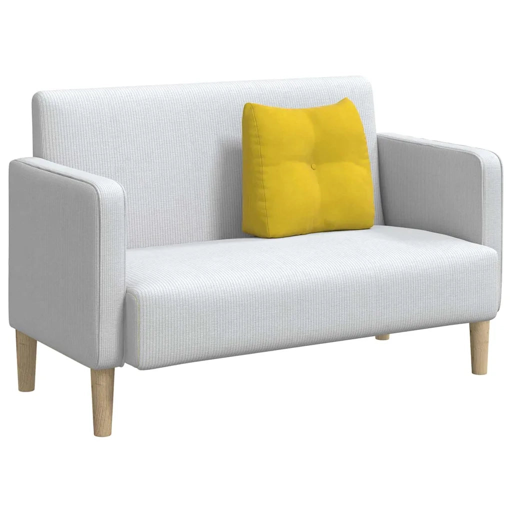 Cuscino per Schiena | Cuscino dorsale Giallo 45 x 24 x 50 cm Velluto