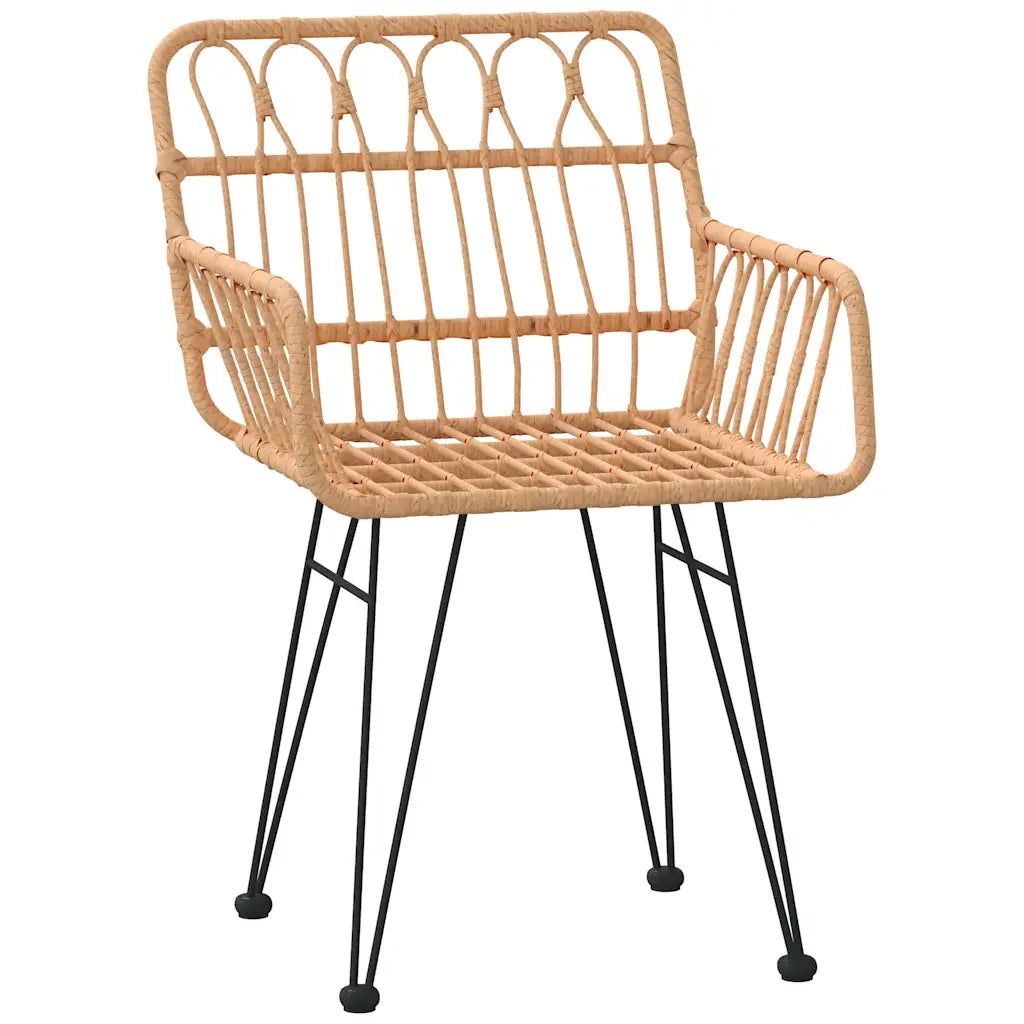 Set da Pranzo per Giardino 5 pcs Marrone
