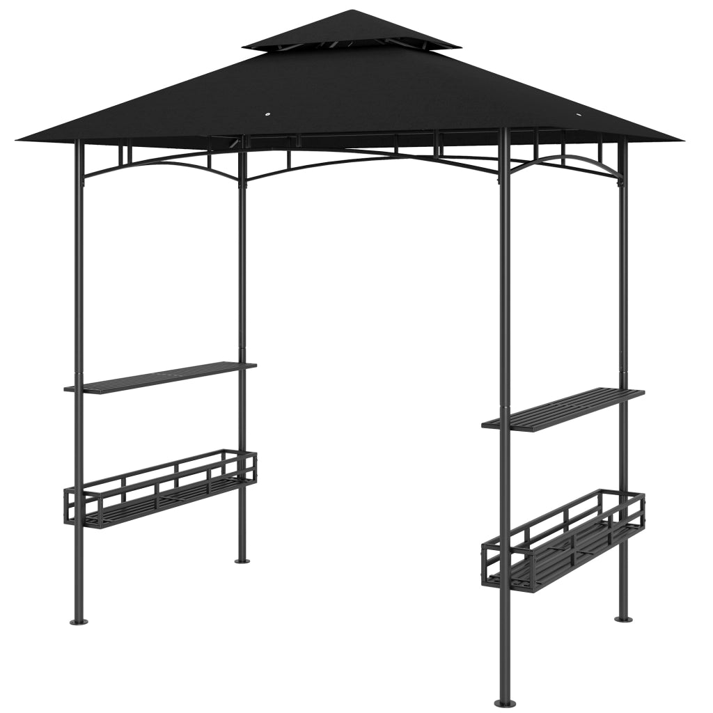 Gazebo per barbecue e giardino ¨C Minimal ¨C 240x150x257 cm grigio antracite