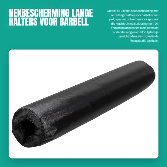 Squat Pad Nekbescherming - Lange Halter - Progettazione di Sicurezza - Impermeabile 420D Oxford - Schiuma EPE - Ideale per Allenamento di Forza - Padrino di Sollevamento Pesi