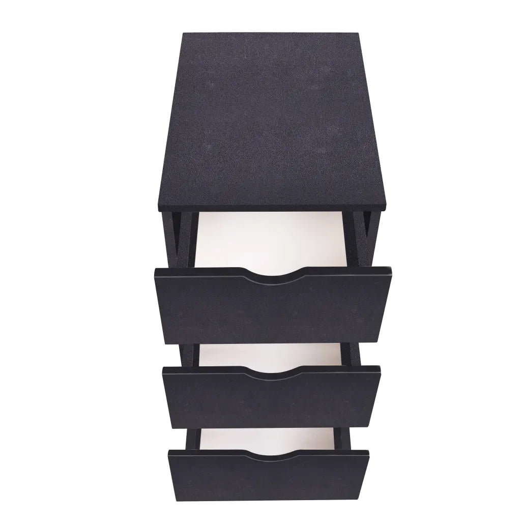 Cassettiera 33x45x60 cm Nera 245726
