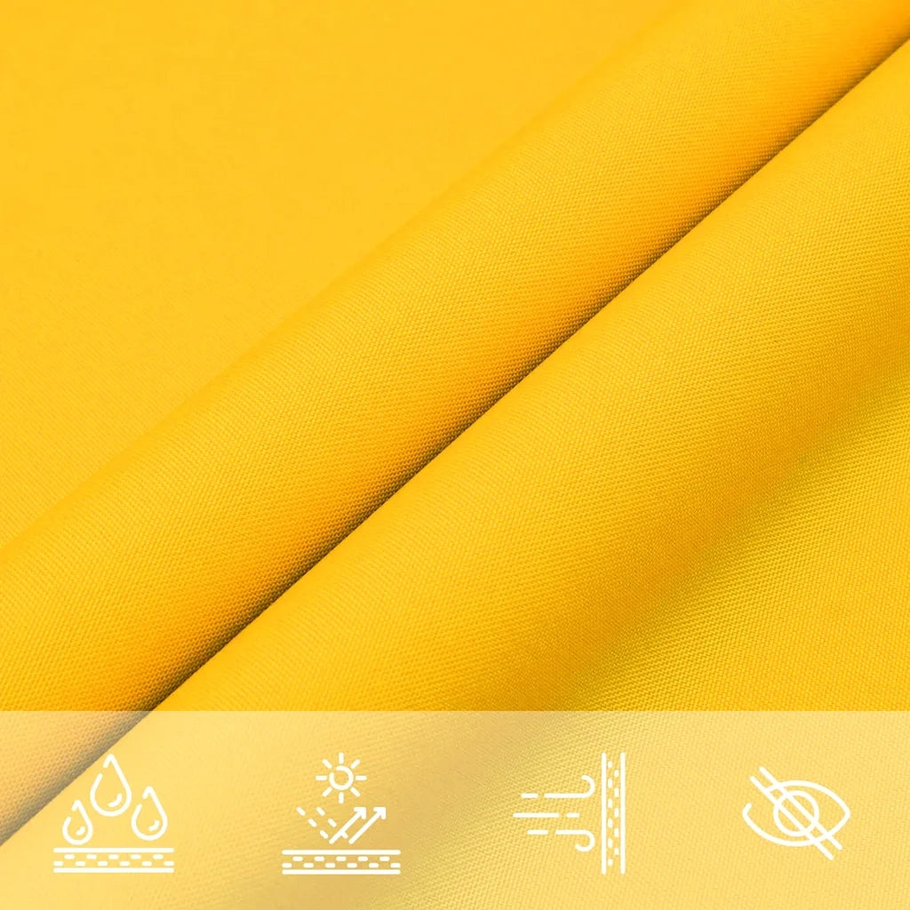 Parasole a vela | Telo Ombra | Vela da ombra Oxford Triangolare 4,5x4,5x4,5 m Giallo