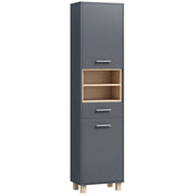 Colonna Bagno con Ante e Cassetto ¨C Minimal ¨C Grigio 60x30x