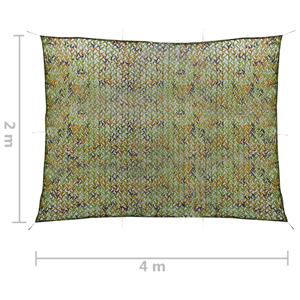 Rete Mimetica con Custodia 2x4 m Verde CFW9607020