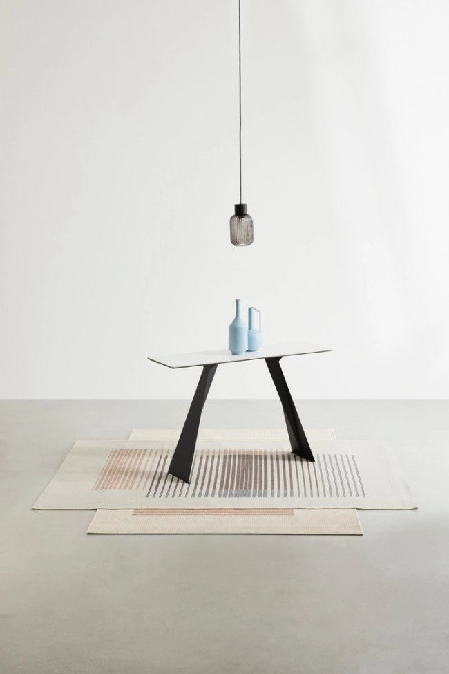 Lampadario 1 luce fumé-nero D.15x120h