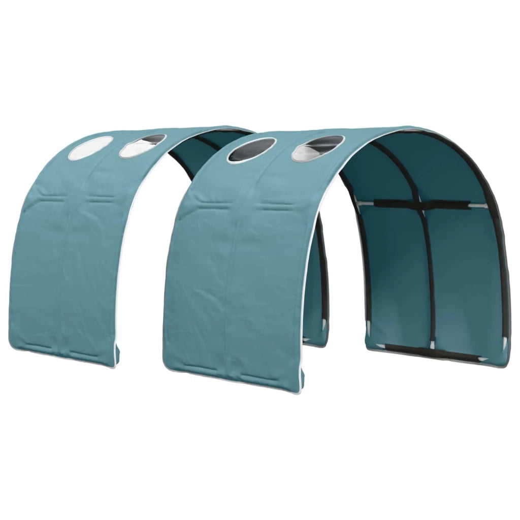 Letto con Tunnel 3 pz Sonoma e Azzurro Chiaro 3423576