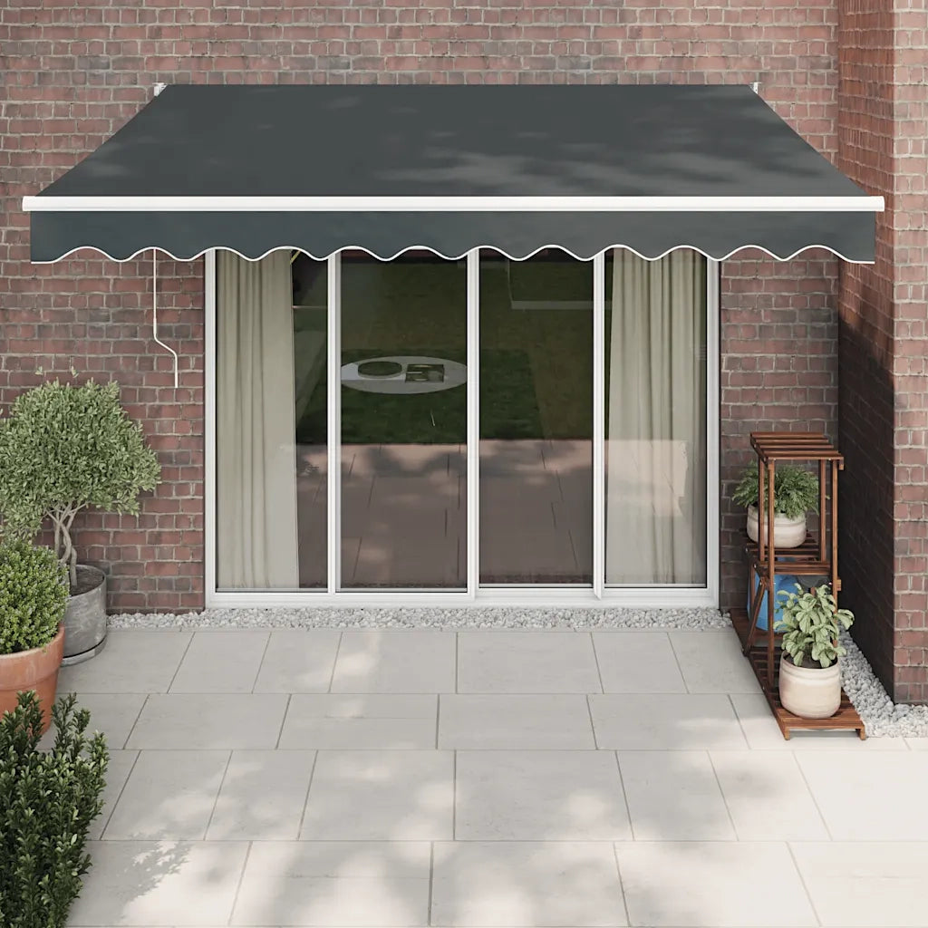 Tenda Sole Automatica Retrattile Antracite 3x2,5 m 3154486