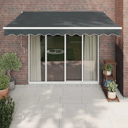 Tenda Sole Automatica Retrattile Antracite 3x2,5 m 3154486