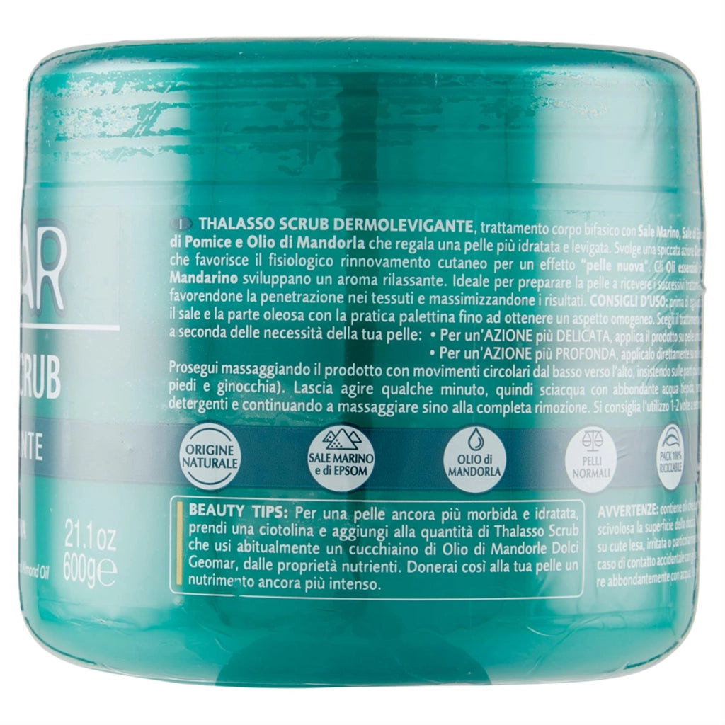 GEOMAR THALASSO SCRUB 600GR DERMOLEVIGANTE