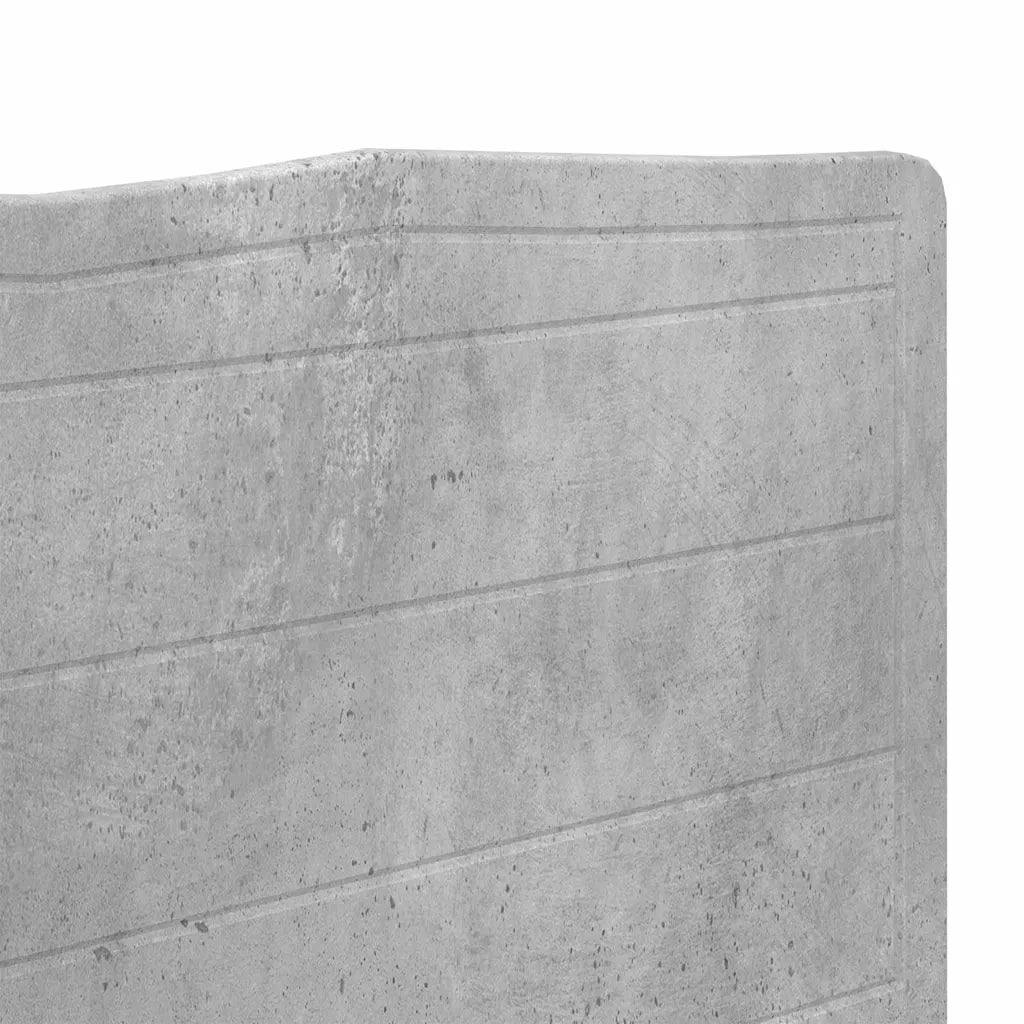 Testiera-Testata-Testiera Decorativa Grigio cemento 160 cm Legno multistrato 596594