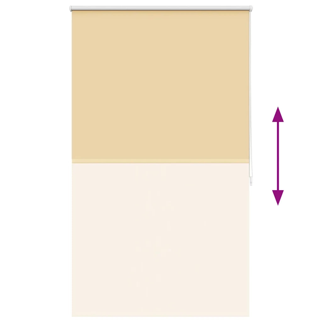 Tenda a rullo | Tenda avvolgibile oscurante 124,4x175 cm Tessuto Larghezza 120 cm beige
