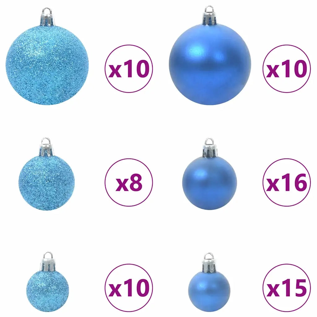 Albero di Natale artificiale Verde 240 cm PVC e Metallo