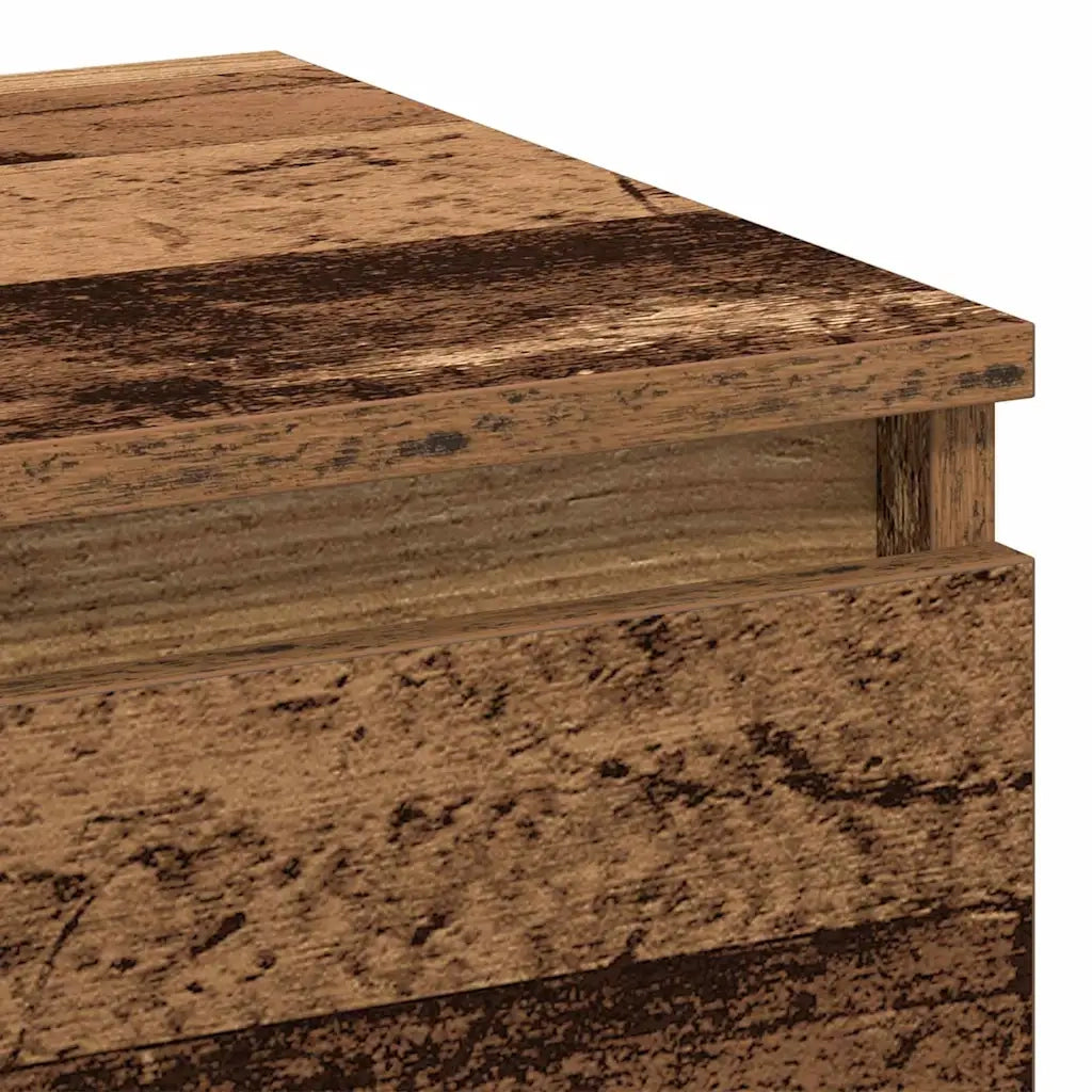 Armadio da Notte con cassetto Legno vecchio 45 x 35 x 44 cm 863437