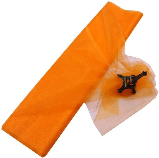 Decorazione con Organza 48 cm x 10 m - Petticoati - Rondi - Tavola - Fai da te - Poliestere - Tulle