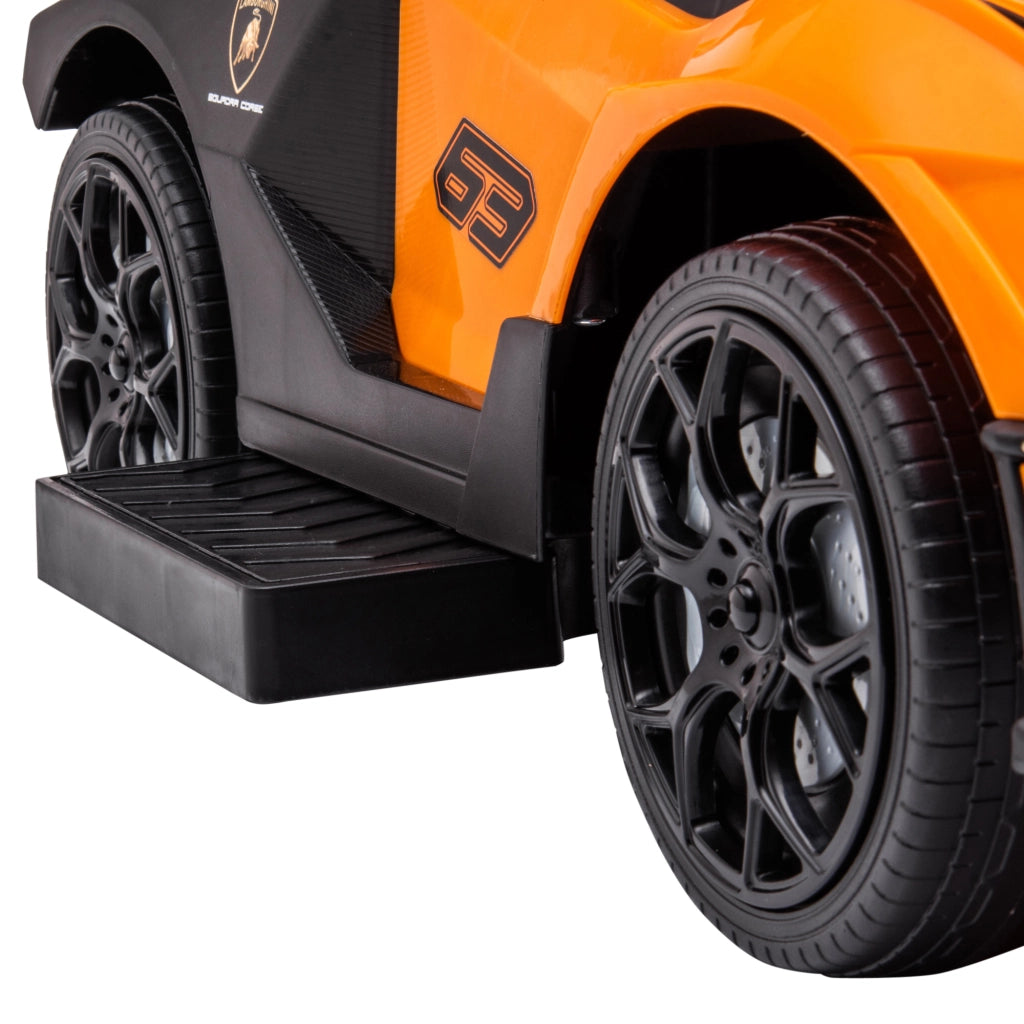 Coche Correpasillos per Bambini 12-36 Mesi ¨C Minimal ¨C Arancione e Nero