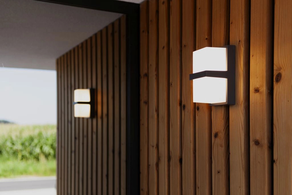 Applique esterna Lutec STELA LED 14W grigio IP54 3000K