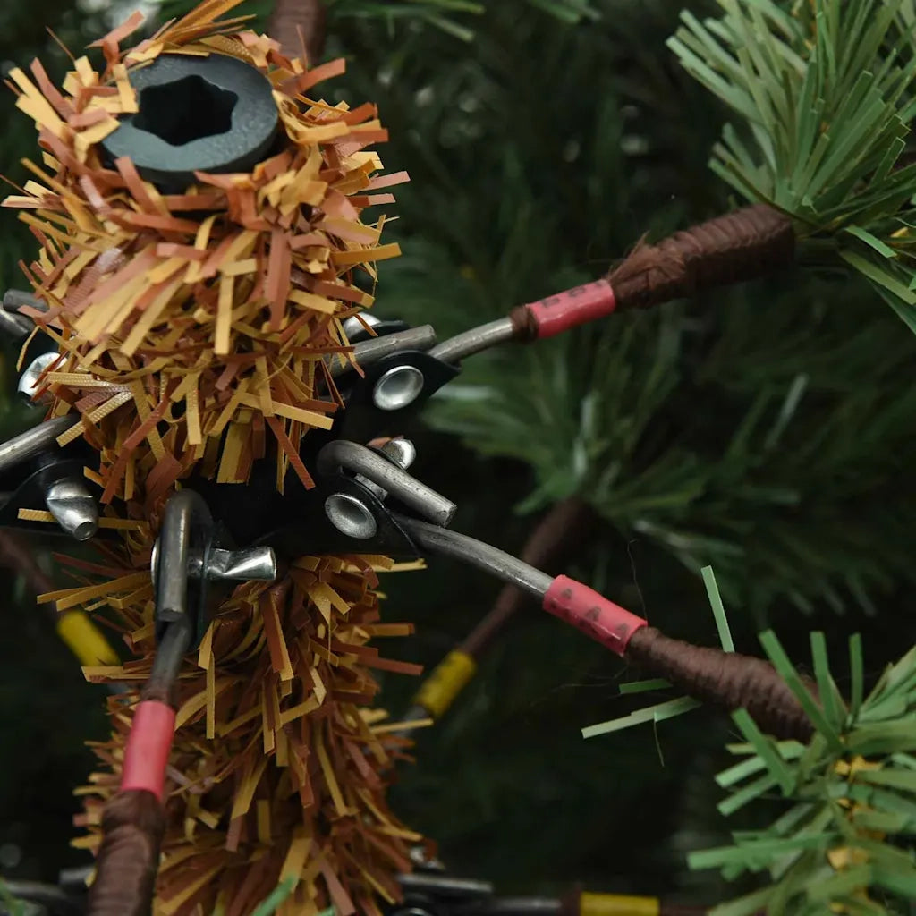 Albero di Natale Artificiale con Rami Pieghevoli Verde 150 cm 42019322