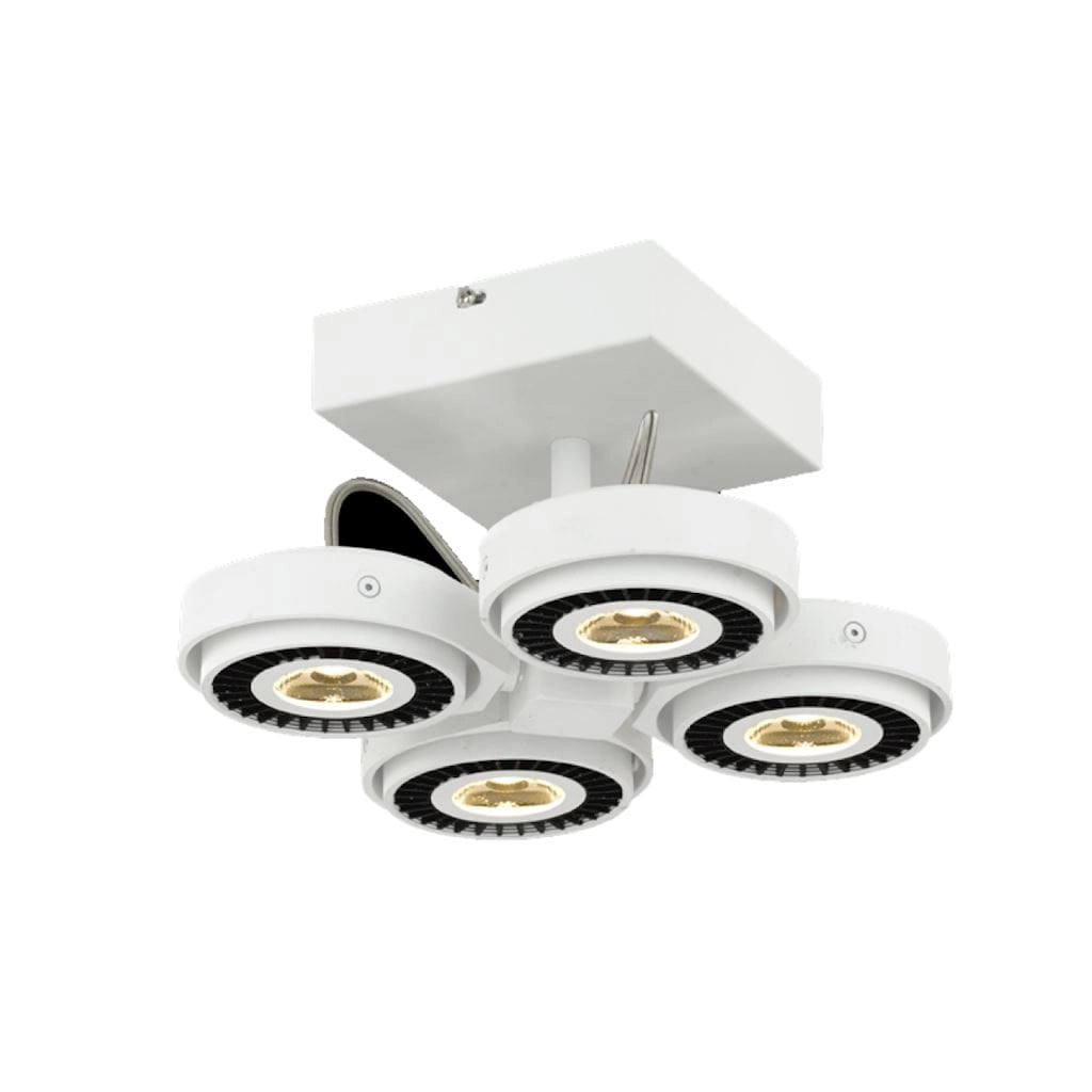 Plafoniera LED Milagro Techno 40W 2800lm bianca 24cm