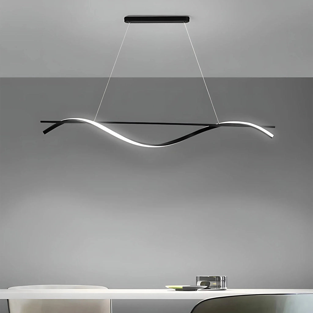 Lampada A Sospensione Lhj019-cp 120 Cm Nero