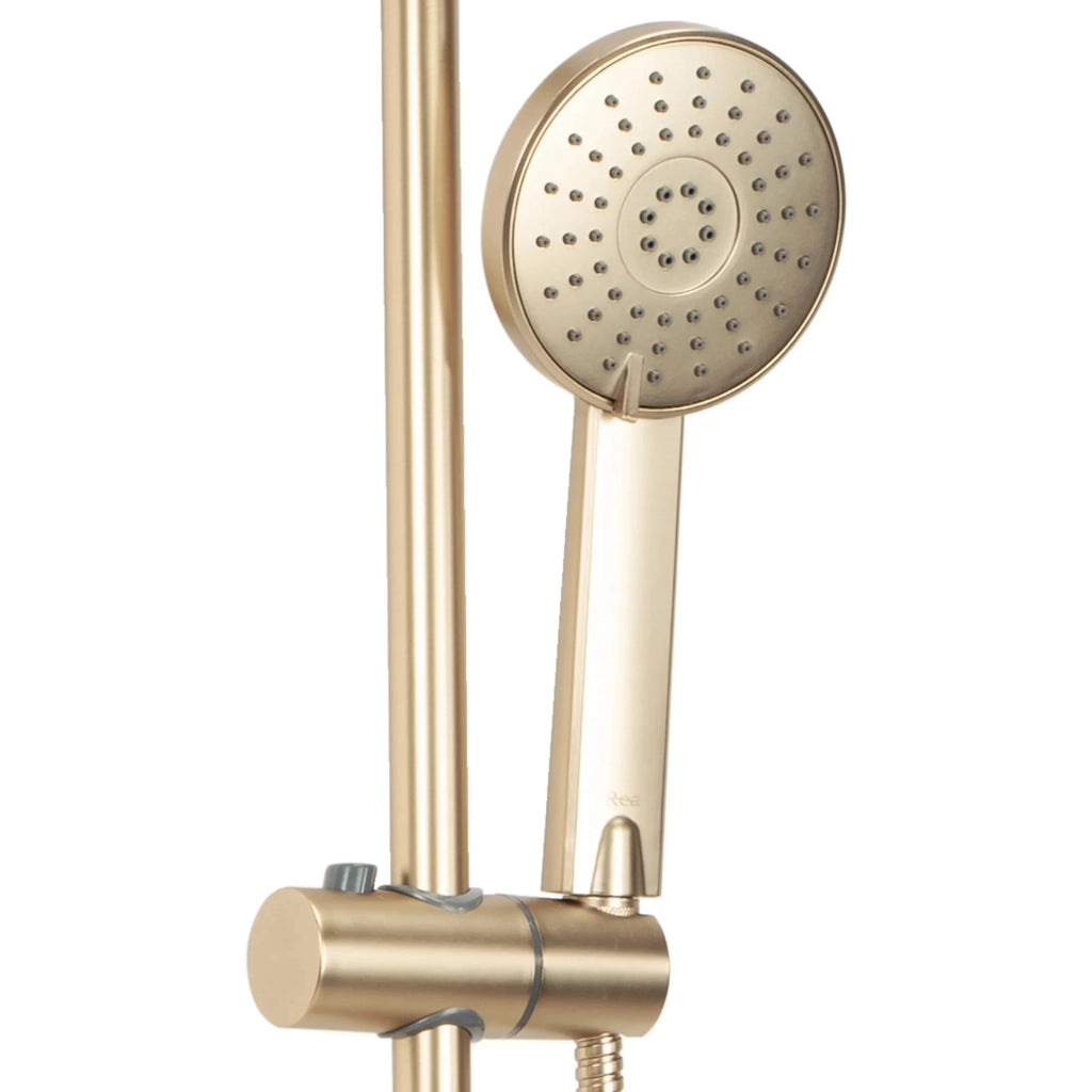Set Doccia Rea Luis Gold Brush