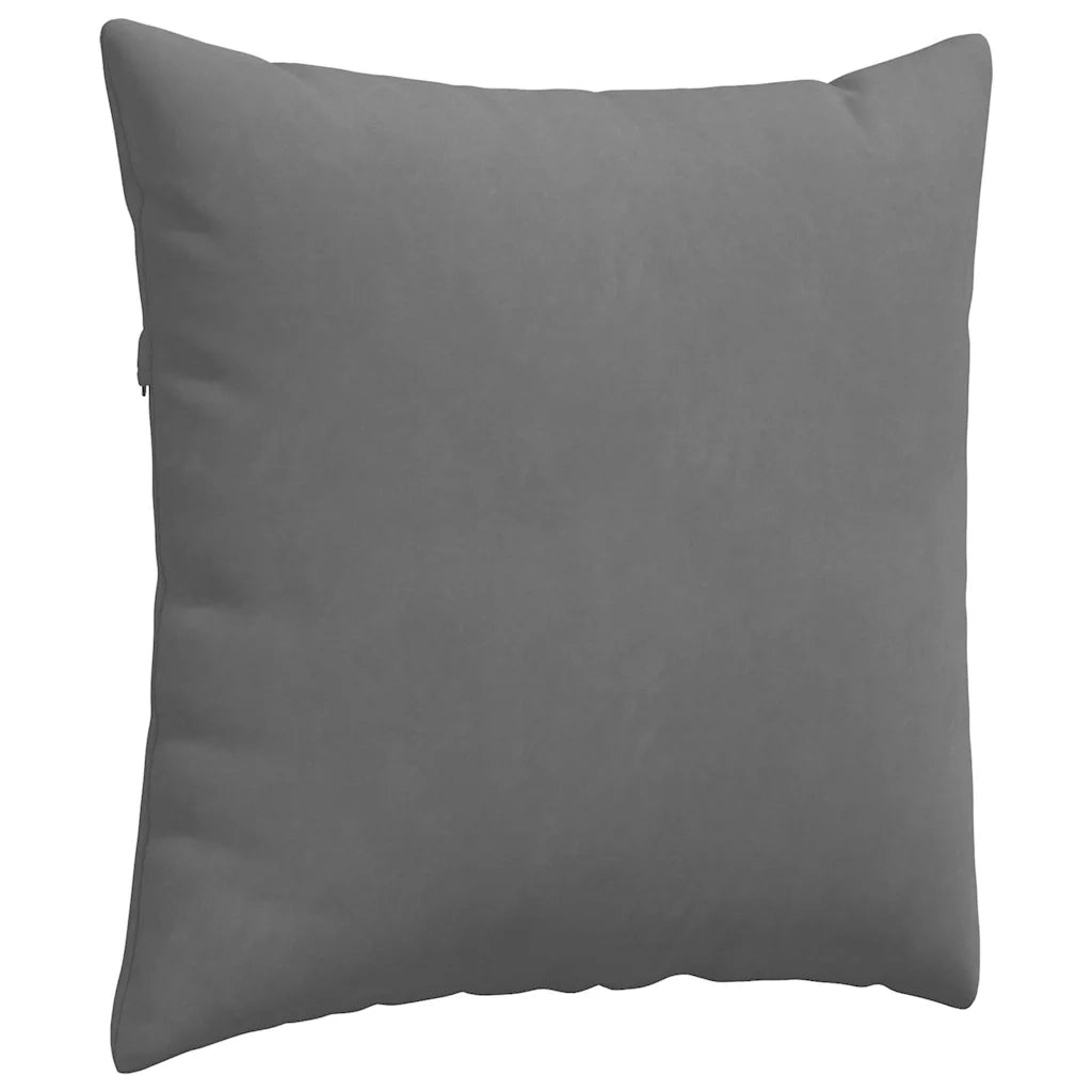 Cuscini da Divano 2 pcs Grigio scuro 80 x 80 cm Tessuto 42014071