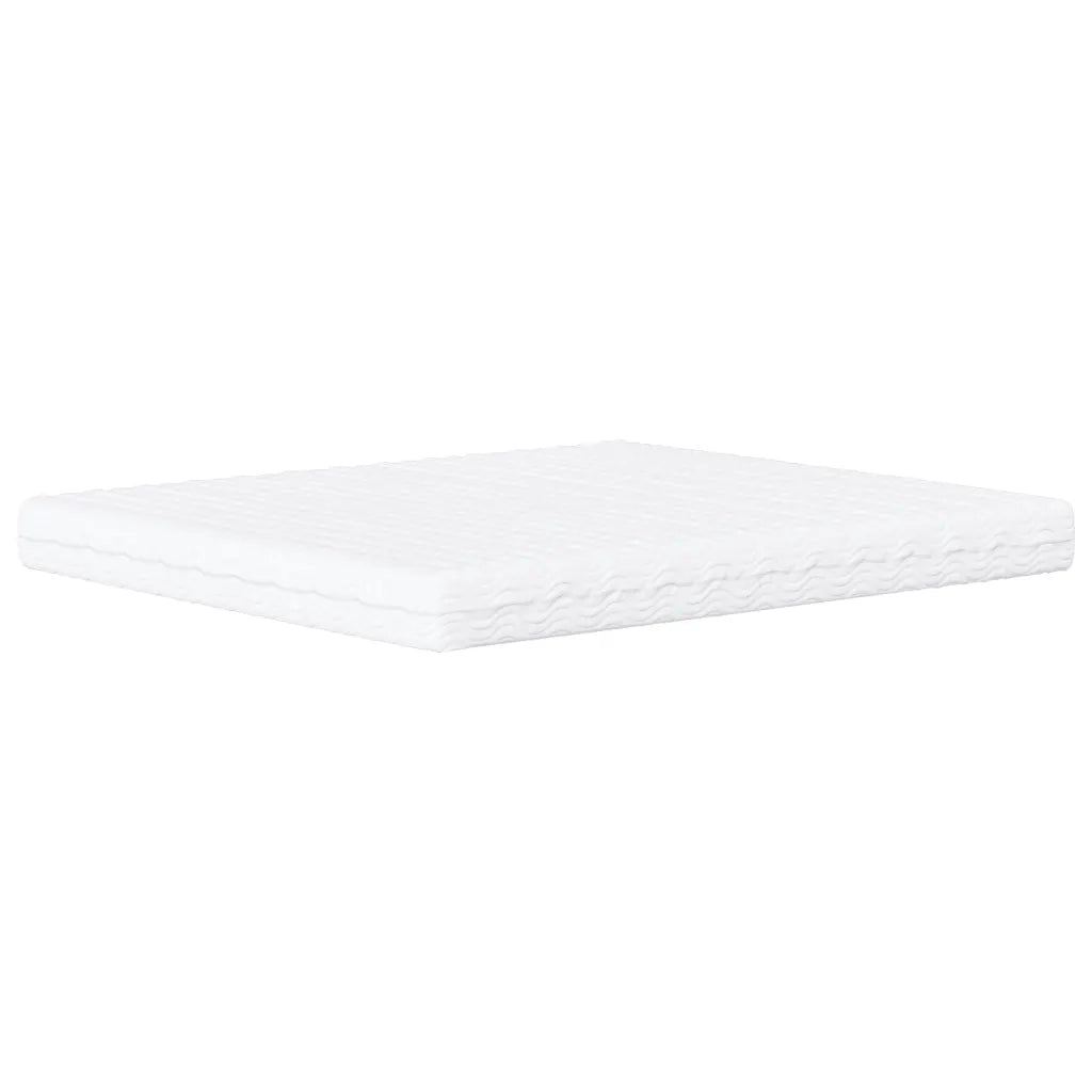 Letto con Materasso Dover Marrone Scuro 160x200cm Tessuto
