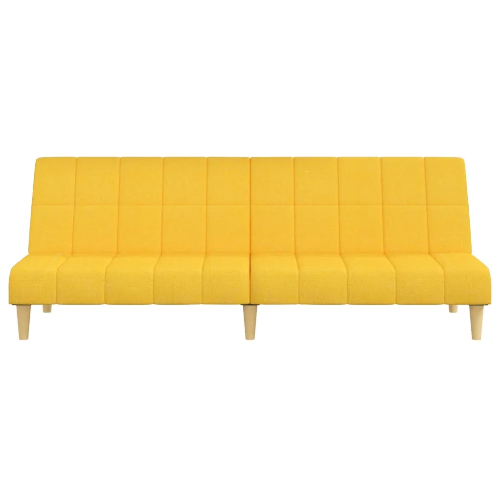Divano Letto a 2 Posti-Sofa Letto 2 Posti-Daybed Giallo in Tessuto
