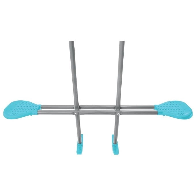 Intex 44121 Set Altalene 3 Funzioni Acciaio Galvanizzato 2 Seggiolini e Dondolo per Bambini 3-10 Anni colore Verde Blu