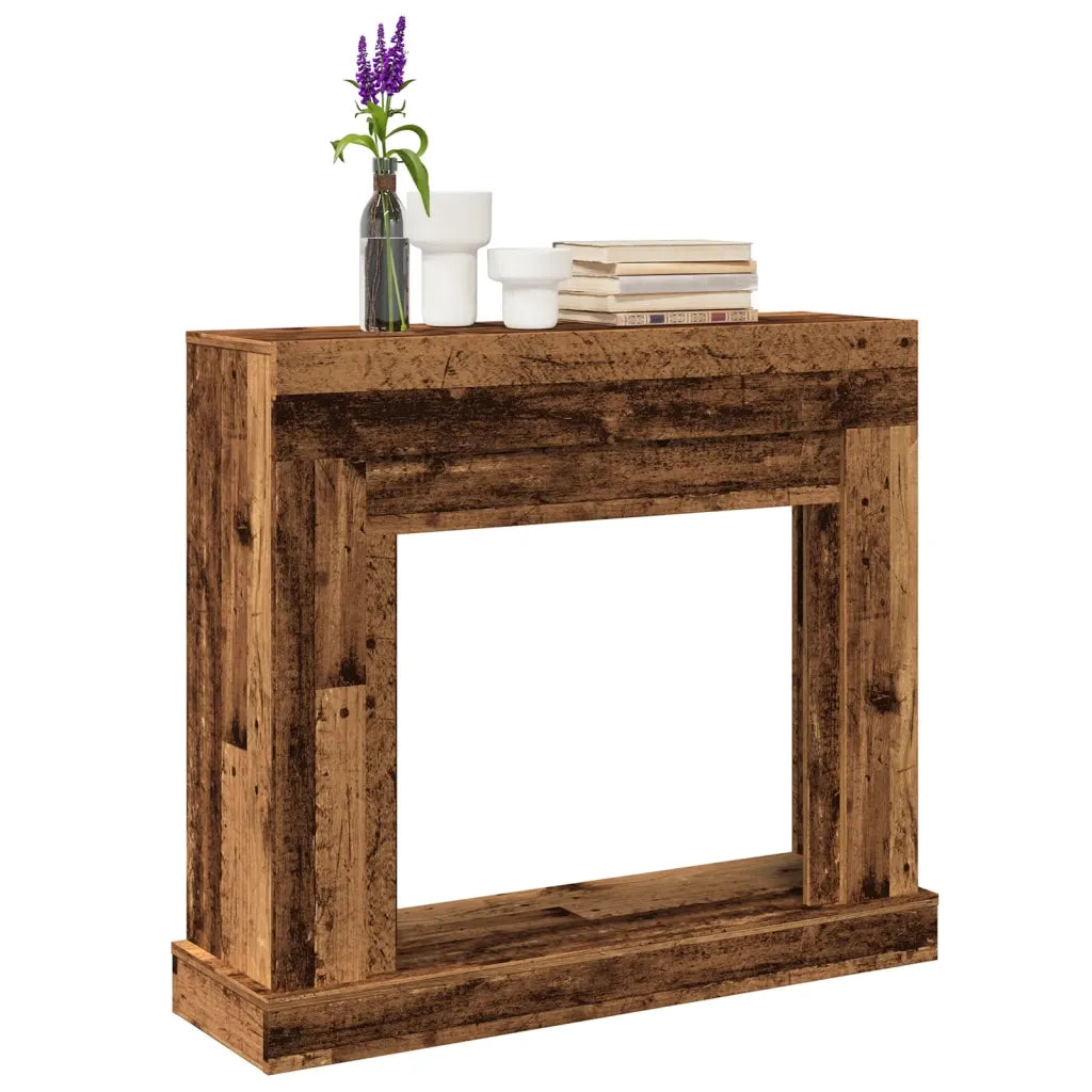 Cornice per Camino Legno Antico 100x30x87,5 cm in Truciolato CFW1645378