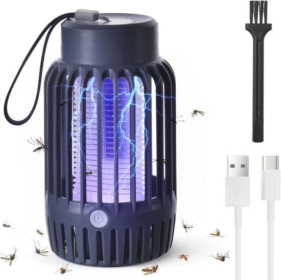 Uccellieri 2 in 1 con Ricarica USB - Zappatore Ultravioletto per Esterni e Interni