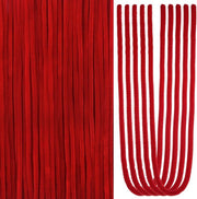 Pijpenragers 100 pezzi - colore rosso scuro - 60 cm - chenille - materiale per nodi per bambini - progetti creativi