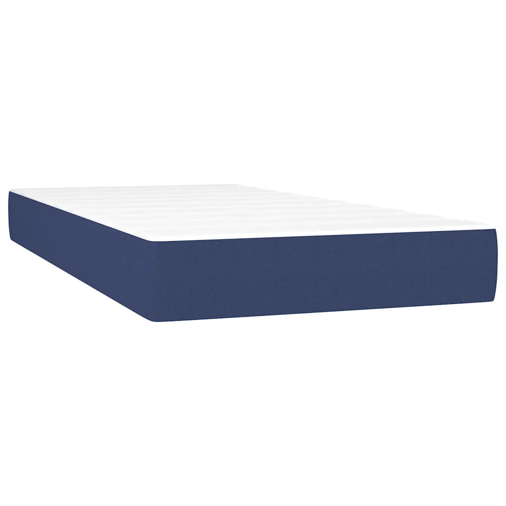 Materasso a Molle per Bambini Rigidità Media Blu 80x160 cm in Tessuto 4016541